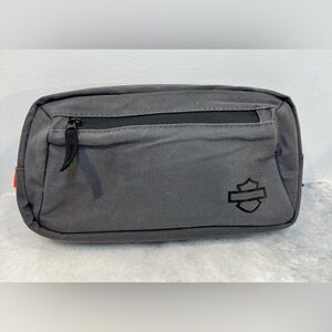Harley Davidson Gray Canvas Fanny Pack | Crossbody Bag